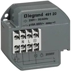 Legrand 049120 UP-Fernschalter elektronisch 230V 1S/10A Nulldurchgangsschaltung