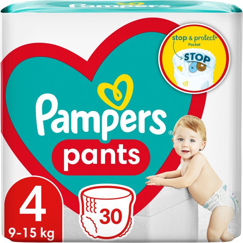 Pampers Pants Size 4 culottes de protection jetables 9 – 15 kg 30 pcs