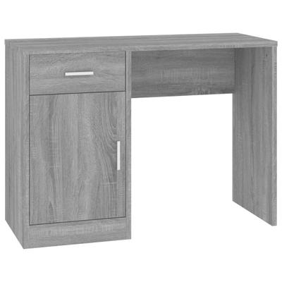 Helloshop26 - Schreibtisch Tisch Arbeitsplatz Computertisch Arbeitsmöbel mit Schublade und Schrank Sonoma-Eiche 100 x 40 x 73 cm 02_0023455