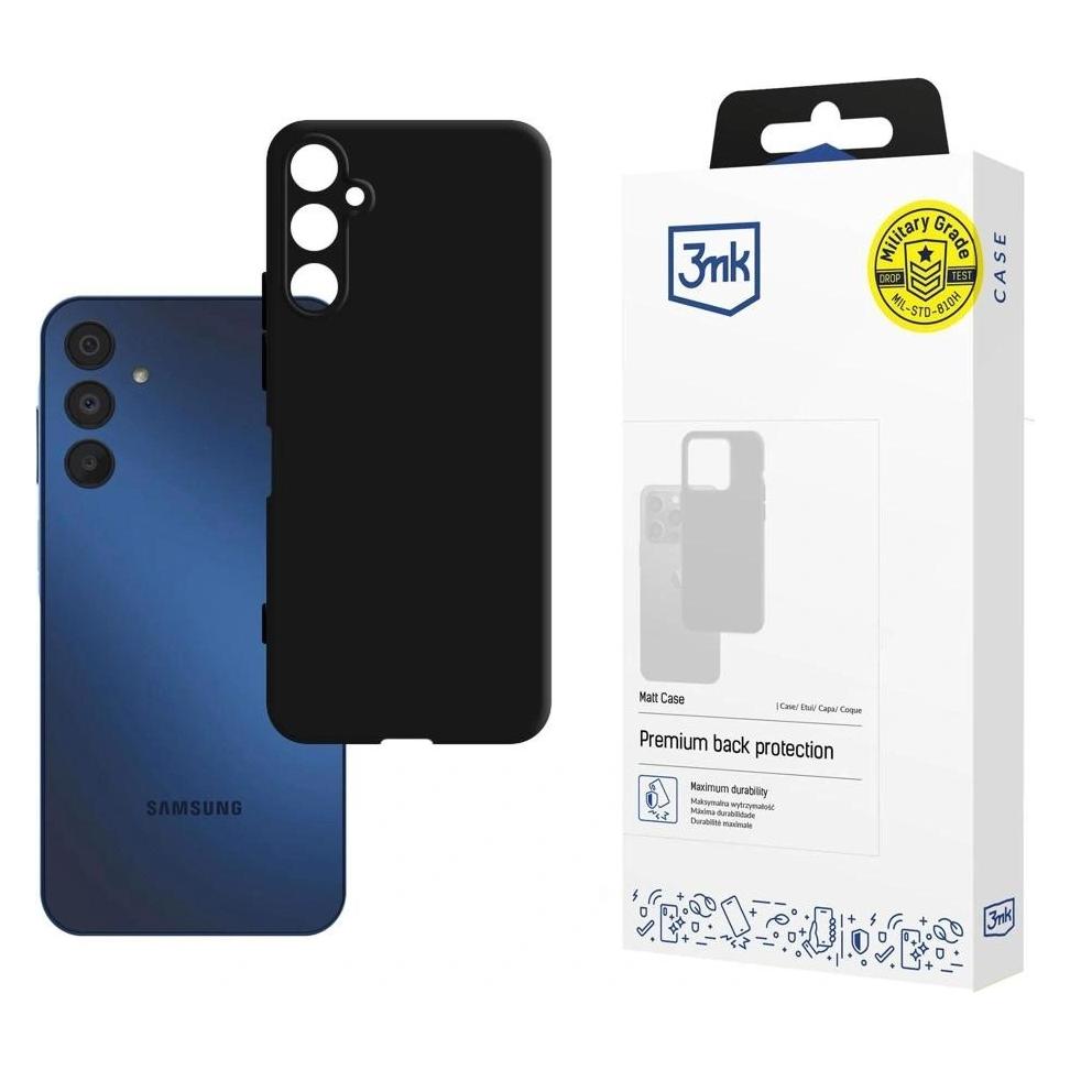 3MK Matt Case Sam A15 5G czarny/black (Samsung Galaxy A15 5G) (1637320834)