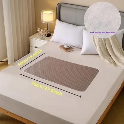 Uplifted Goods Reusable Washable Incontinence Bed Pad For Elderly And Pets brown 27.5 X 35.4in