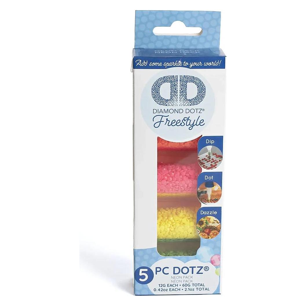 Diamond Dotz Diamond Painting 5 Neonfarben (DDA012)