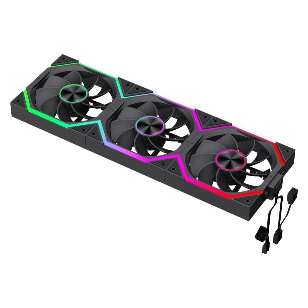 GameMax | Case fan | FN12A-N2 WL-R | Black (120 mm) (FN12A-N2 WL-R)