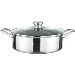 Edelstahl Wabenstruktur Kochtopf Induktion Ø28cm Topf
