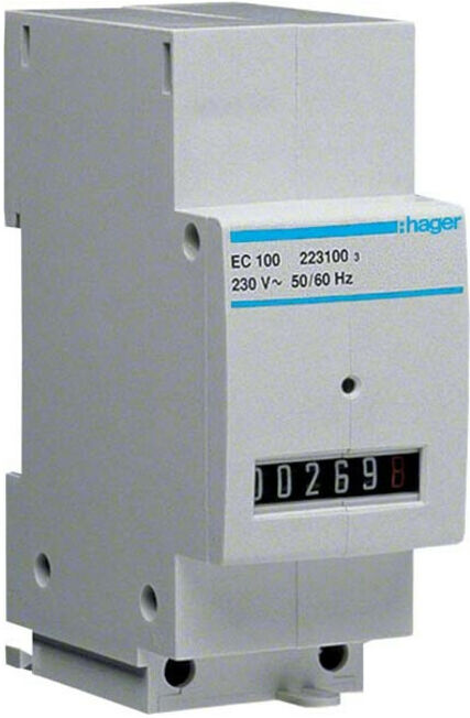 Hager Compteur d’heures de fonctionnement EC100 (EC100)
