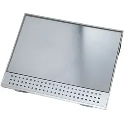 Heka Werkzeuge GmbH Whirlpoolrahmen PVC weiß 302x403 mit 7 cm Chrom Einlegeblech