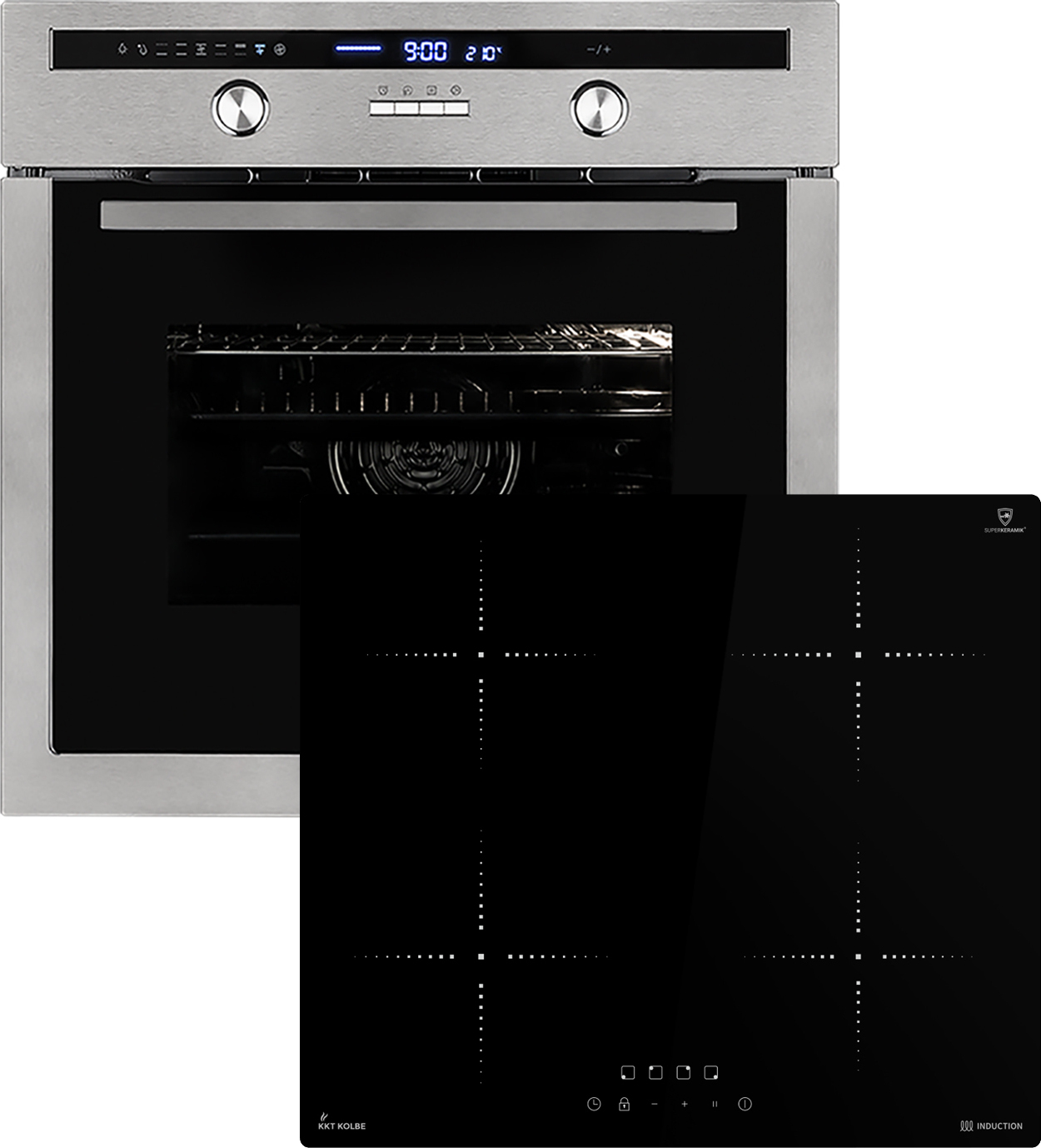 Backofen und Induktionskochfeld SET8013IH859RL
