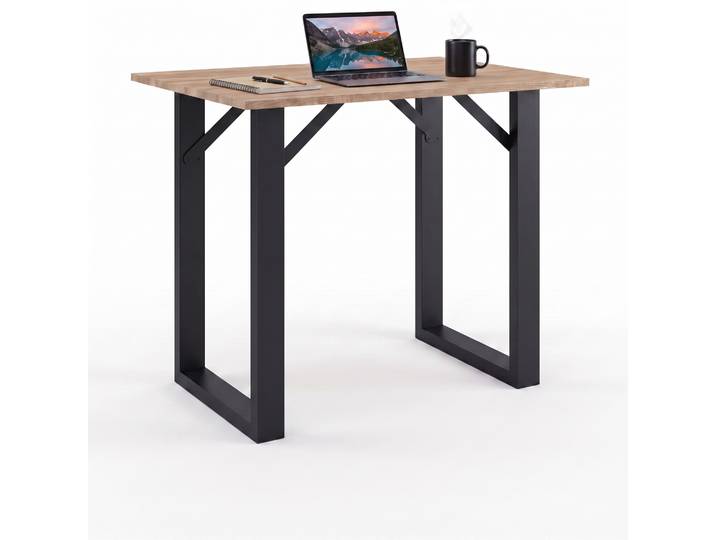 Bartisch VCM Holz Bartisch Stehtisch Tisch Tresen Xona 140x50 , braun (schwarz, honig, eiche), B:140cm T:50cm, Tische, Bartisch