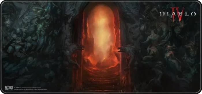 Diablo IV - Gate of Hell - Maus- und Tastaturpad