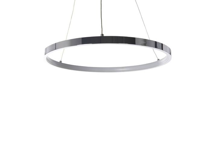 Lampe led suspendue métal argenté