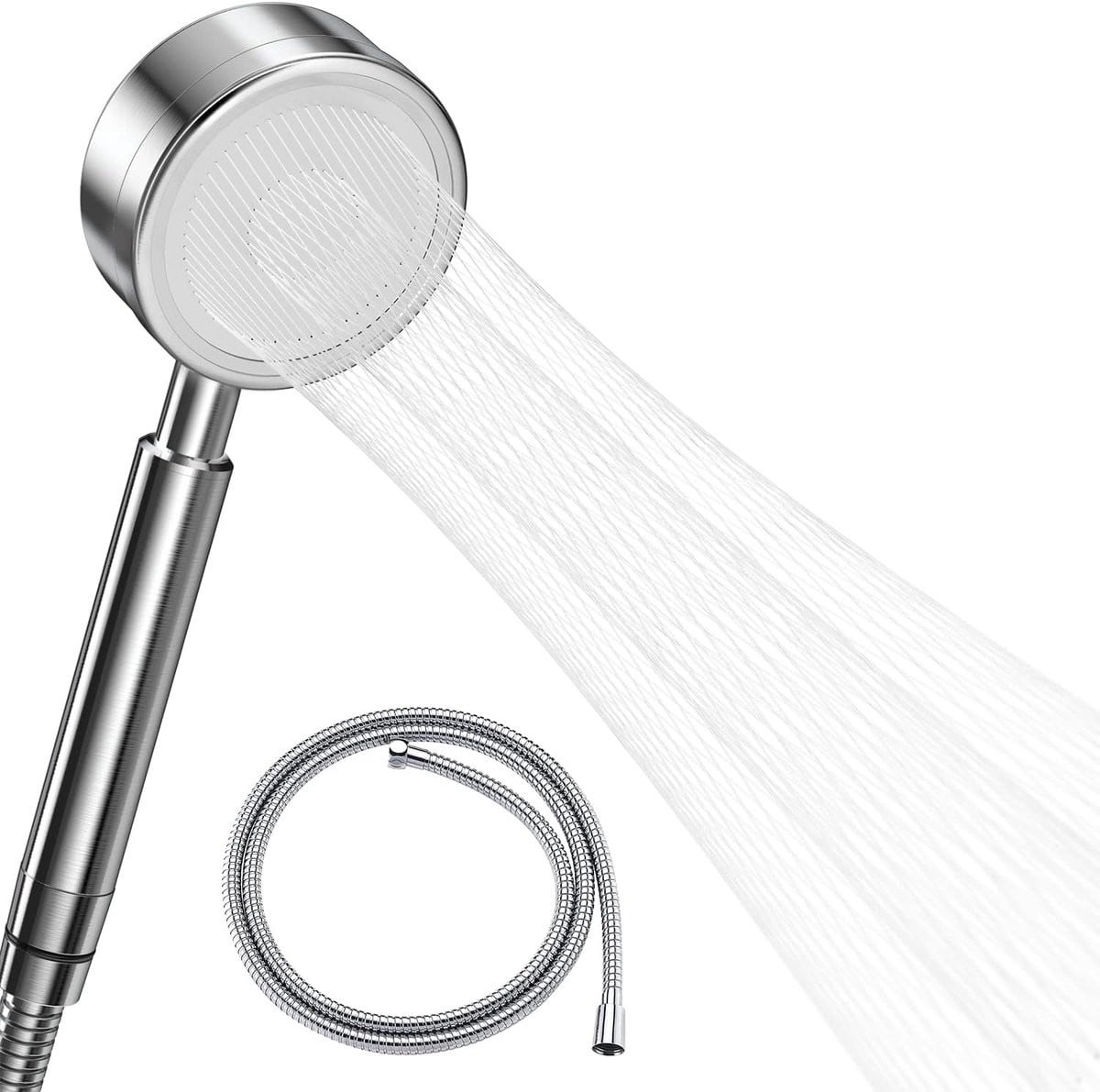 Universele RVS Handdouche met 1,5 m Slang en Waterbesparend Regenvalpatroon