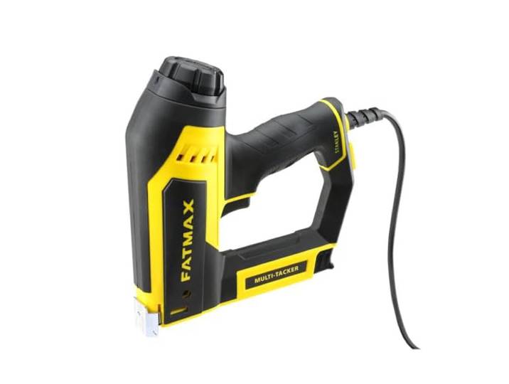 STANLEY Fmht6-75934 Agrafeuse-Cloueuse 5-en-1 Gamme FATMAX - Compacte - Chargement des Agrafes Facile - Corps Abs Renforce - Intensité Variable - Poignée Soft Grip - Acceptes 5 Formats d'Agrafes