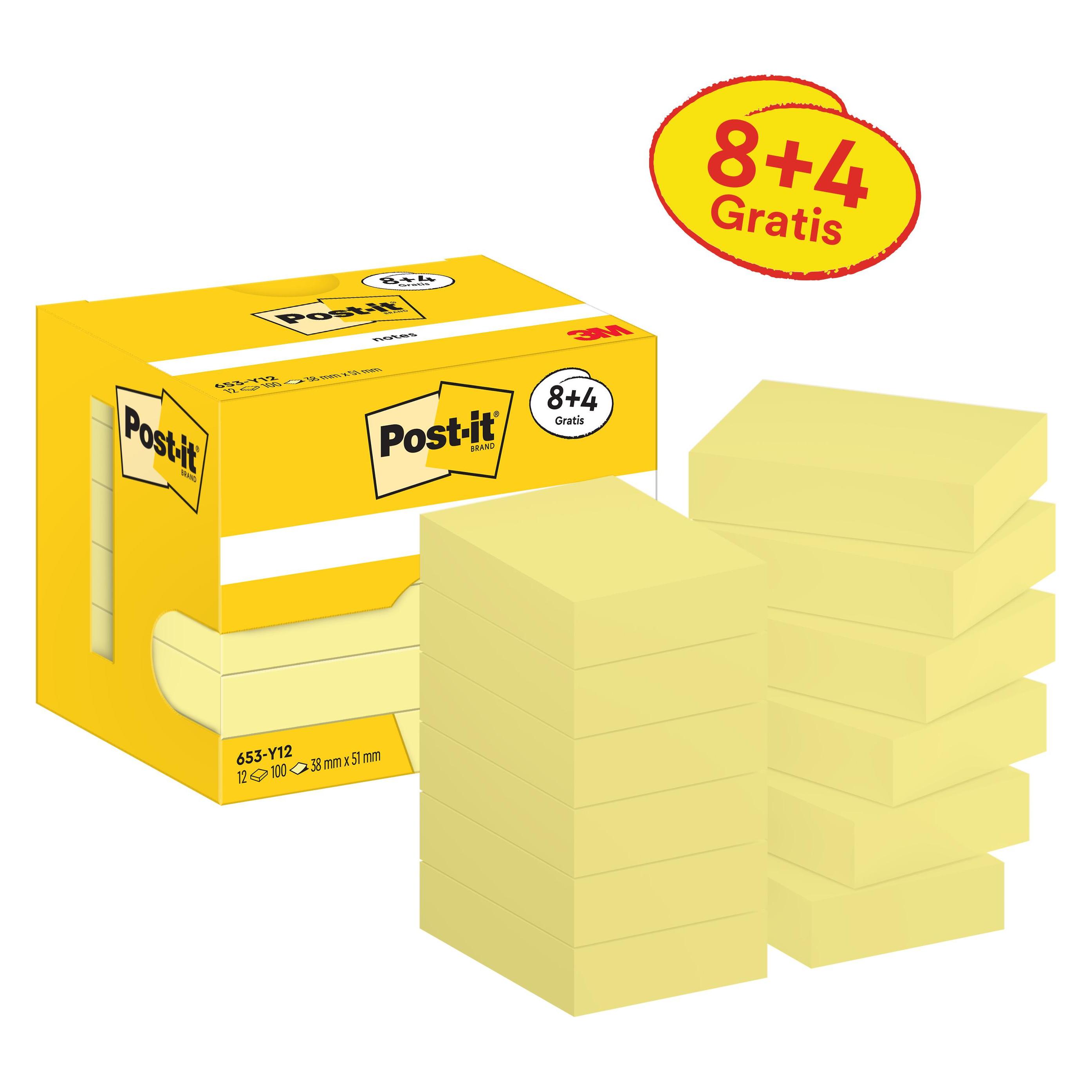 Post-it Notizzettel (38 x 51 mm) (653-Y12)