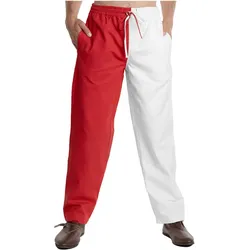Metamorph Mittelalter Stoffhose Landsknecht weiss-rot (XL)