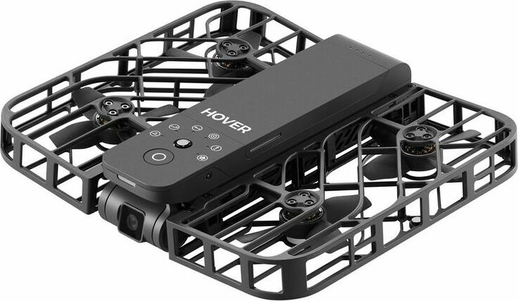 HOVERAir X1 Combo, 4 Rotoren, 2704 x 1520 Pixel, 7 m/s, 1050 mAh, Schwarz