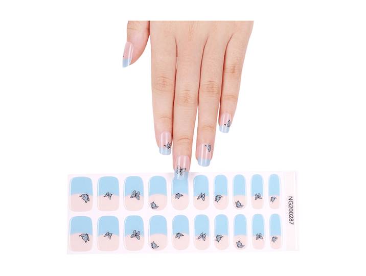 MeoMagic 14-131 Autocollants gels pour ongles - 20 pièces