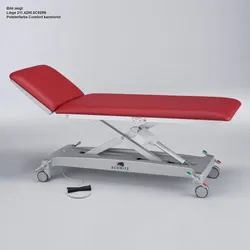 Untersuchungs- und Behandlungsliege Comfort, titangrau, Gestell RAL 9006