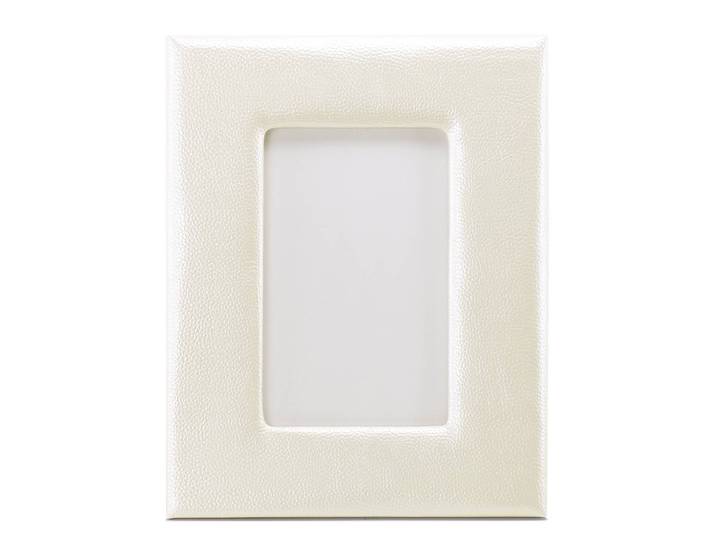 Bilderrahmen Bina MDF-Platte,PVC,Kunstleder,Vlies Beige/Creme 19 x 24cm