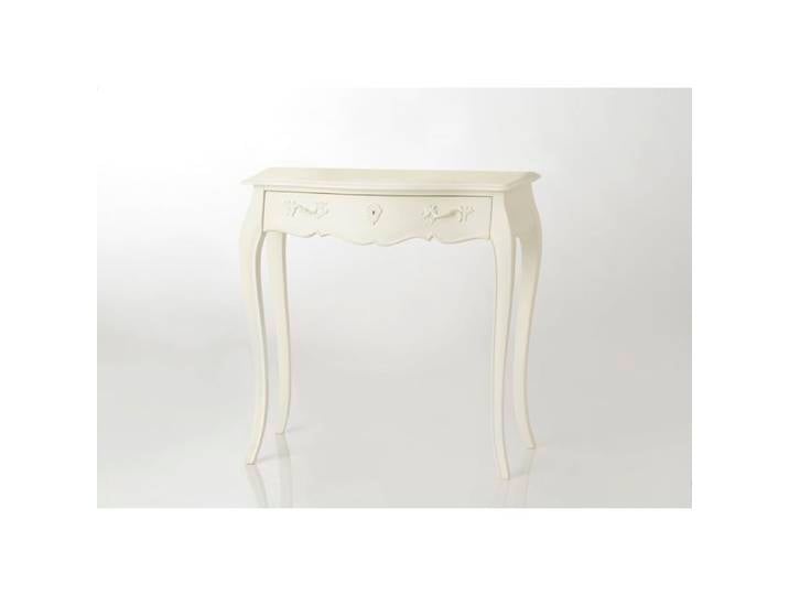 Petit bureau en bois blanc cassé L80 cm Murano - Amadeus