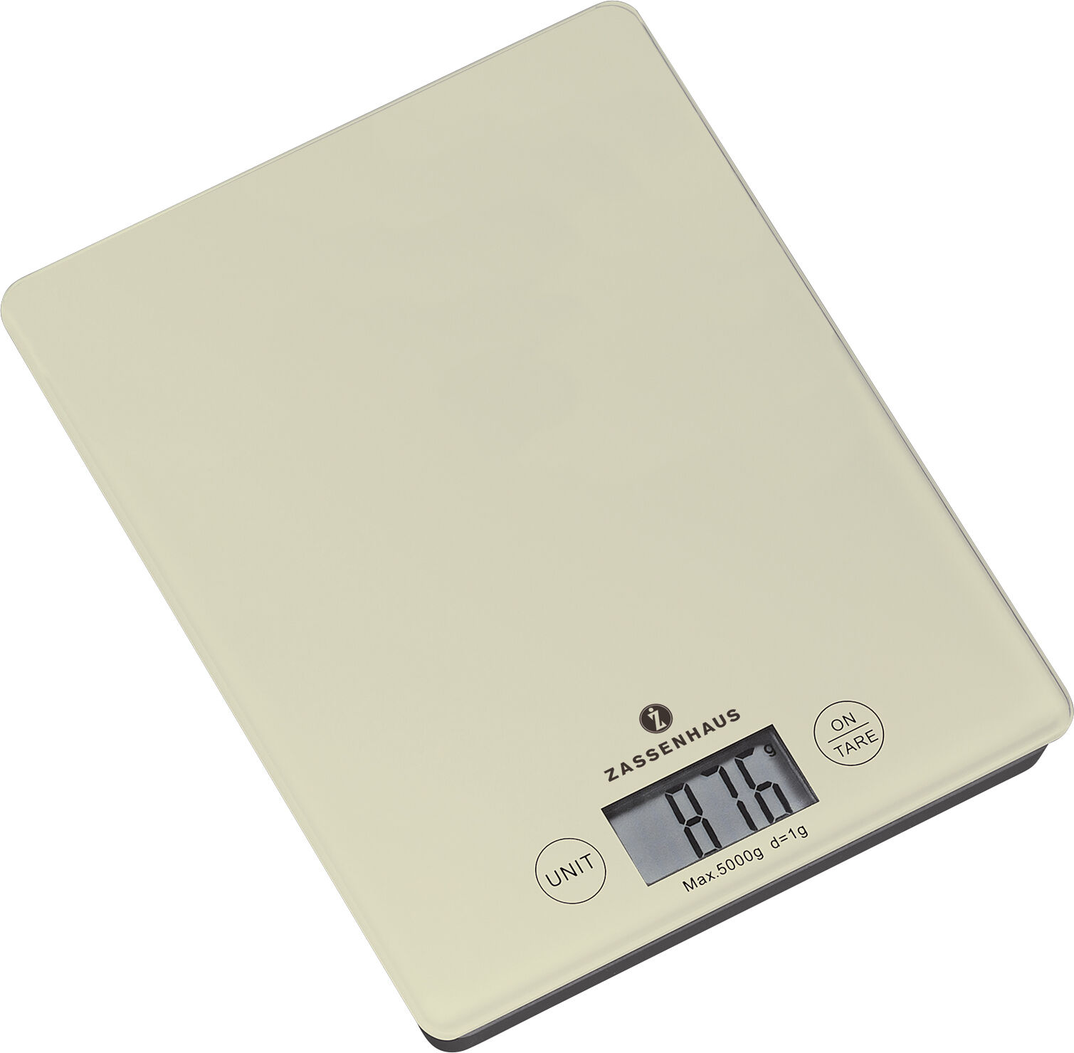 Zassenhaus Bilancia Digitale Crema 21,5 cm Balance