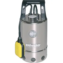 Schmutzwassertauchpumpe Edelstahl 11/4'' IG, 230 V, Fördermenge 10 m3/h Korngröße 30 mm E-ZW 80 A