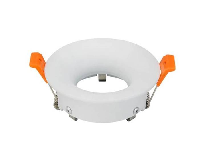Spot Armatuur GU10 - GU10 Inbouwspot - Rond - Wit - Aluminium - Ø85mm