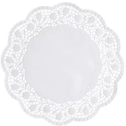 PAPSTAR 2000 Tortenspitzen rund Ø 30 cm weiss