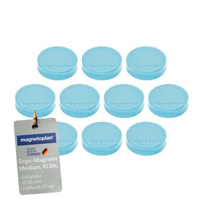 Magnetoplan Ergo medium Magnete Babyblau 30mm 10St
