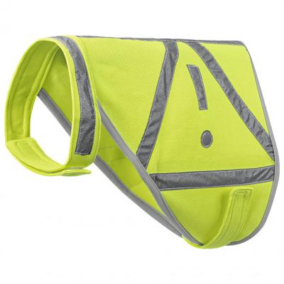 Hunter - Warnweste reflektierend - Hundemantel Gr Halsumfang 48-62 cm - Bauchumfang 64-81 cm gelb