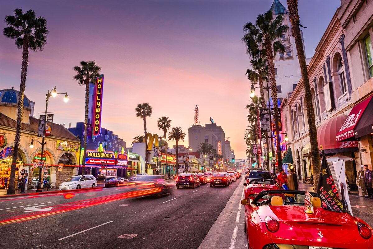 Papermoon "Hollywood Boulevard" bunt B/L: 3m x 2,23m, Bahnen: 6 Stk.