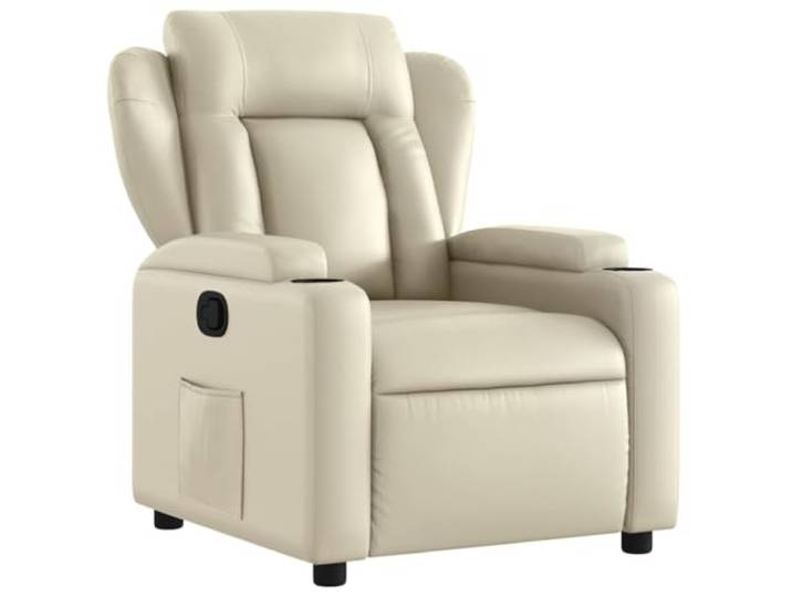 vidaXL Relaxsessel Creme Kunstleder