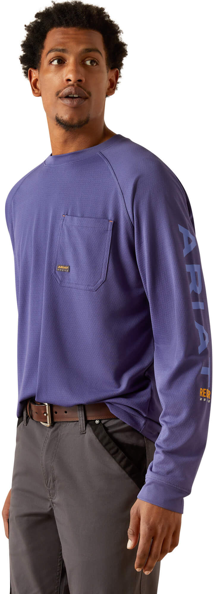 Men's Rebar Heat Fighter T-Shirt in Skipper Blue, Size: 4XL by Ariat