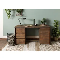 Schreibtisch Mango 150x75x78 braun geölt PURE MANGO #210