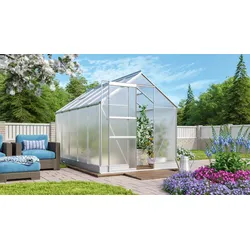 Vitavia Gewächshaus "Apollo 6200",aluminium eloxiert,6,2 m2