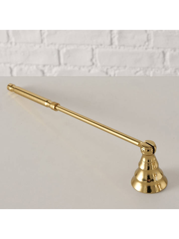 Boltze Kerzenlöscher "Silentio" in Gold - (L)28 cm - onesize