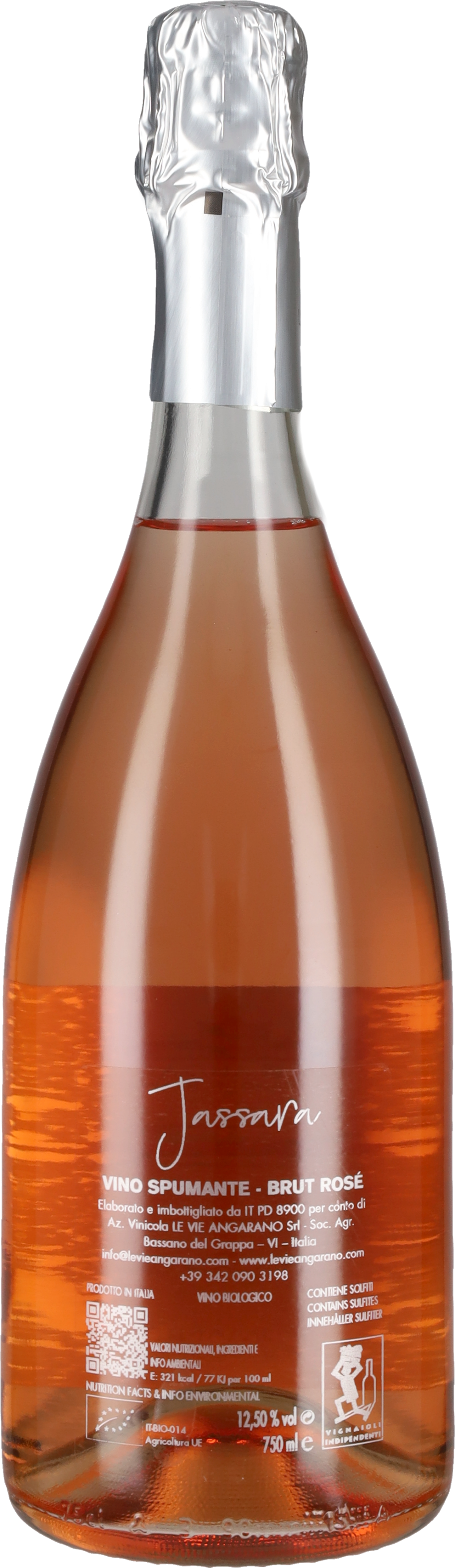 Spumante Rosato Brut 'Jassara' Le Vie Angarano