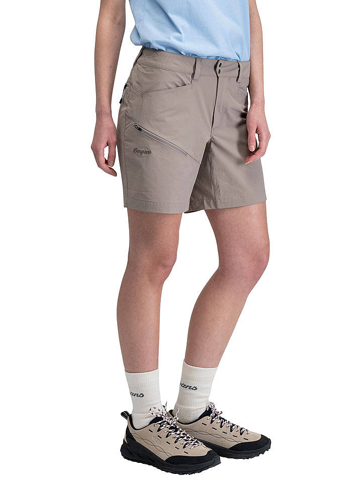 Bergans Softshellshorts "Rabot" - Regular fit - in Taupe - 34