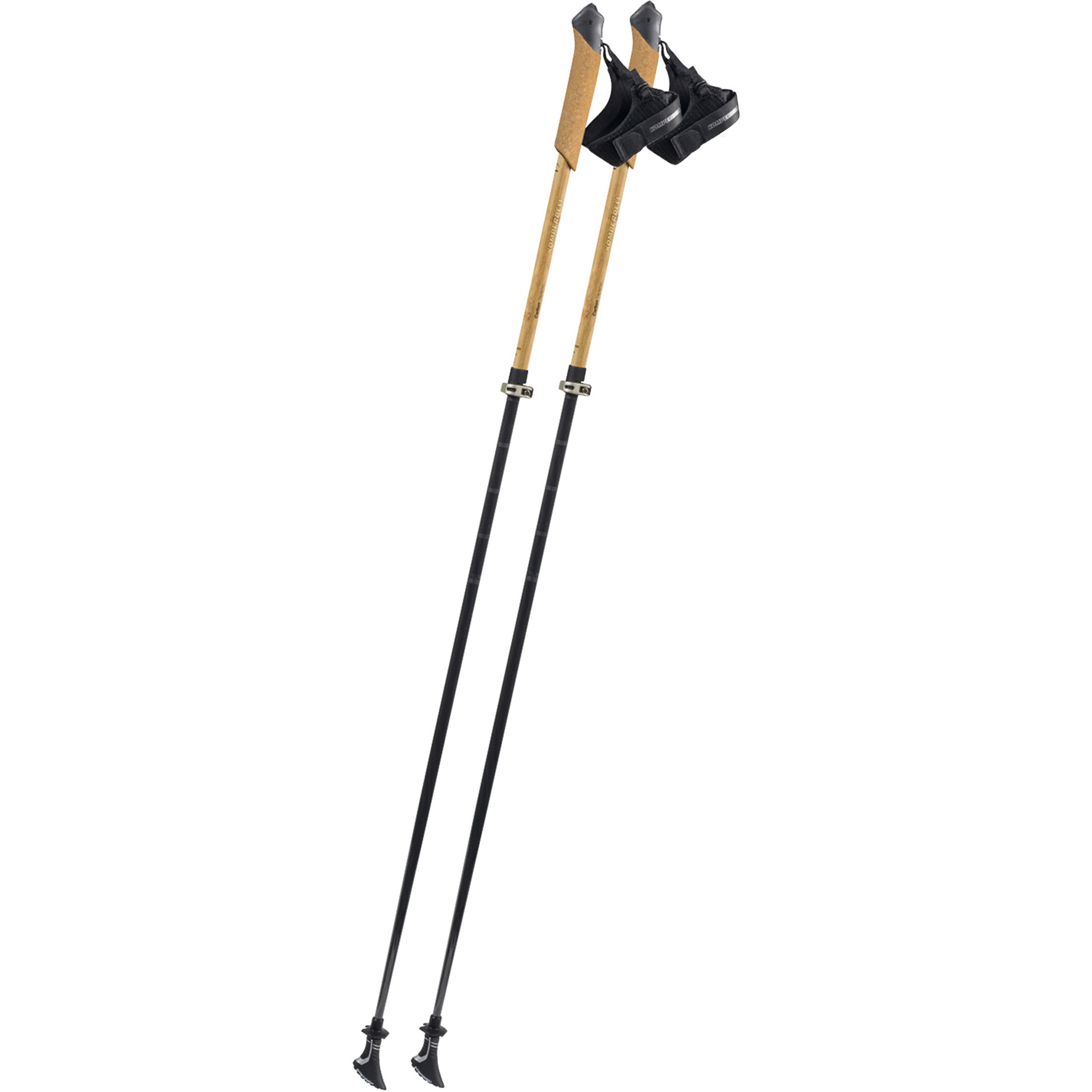 Komperdell Bayamo Vario Carbon Trekkingstöcke Wanderstöcke & Trekkingstöcke braun Größe 105-125cm Nordic Walking