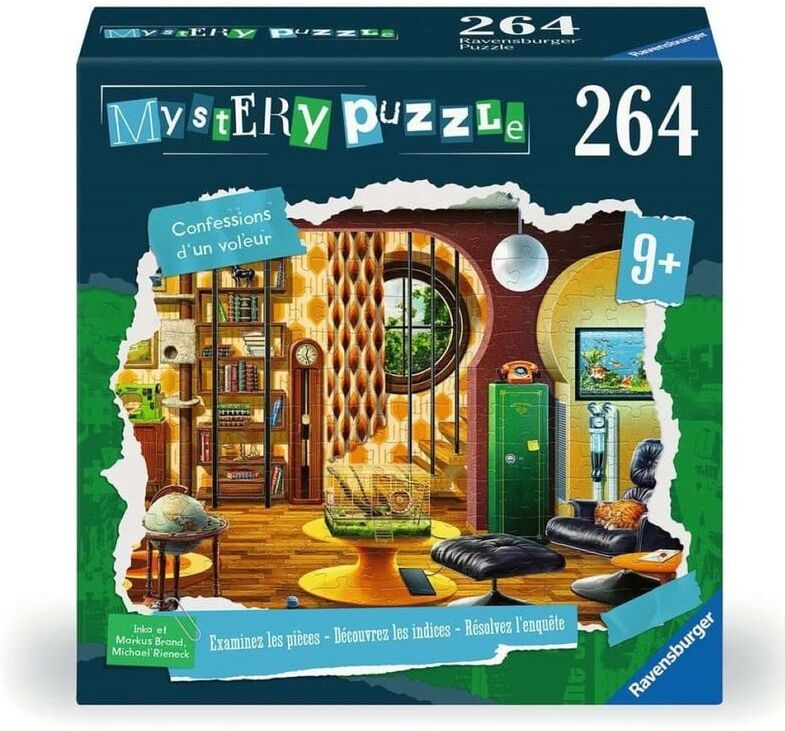 Ravensburger Mystery Puzzle 264 pièces - Confessions d'un voleur