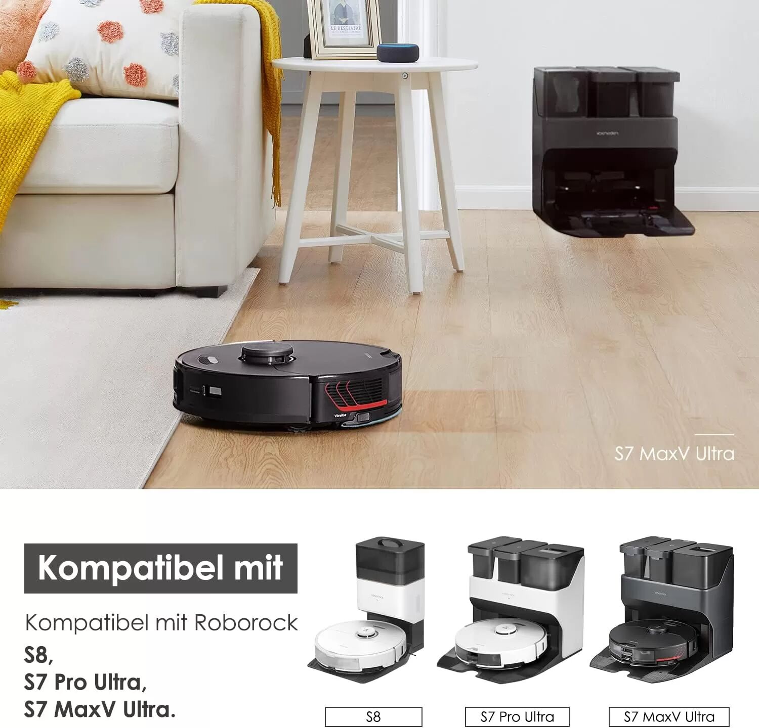 INF Zubehör für Roboterstaubsauger der Xiaomi Roborock S8/S7/S8+/S7-Serie