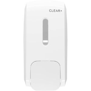 CWS Seifenspender Clear+ Creme Seifenspender, 1701510, zur Wandmontage, Kunststoff, weiß, 500ml
