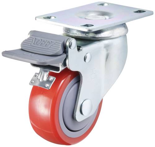TOOLCRAFT TO-7935651 Schwerlast-Rad Rad-Durchmesser: 76mm Tragfähigkeit (max.): 100kg 1St.