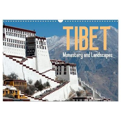 Tibet Monastery and landscapes (Wall Calendar 2026 DIN A3 landscape), CALVENDO 12 Month Wall Calendar