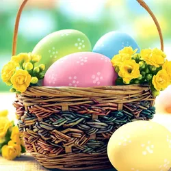 240x PAPER + DESIGN Tissue-Serviette 33 x 33 cm Easter Basket 3-lagig