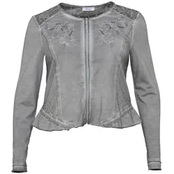 Bolero aus Jersey - grau - 44