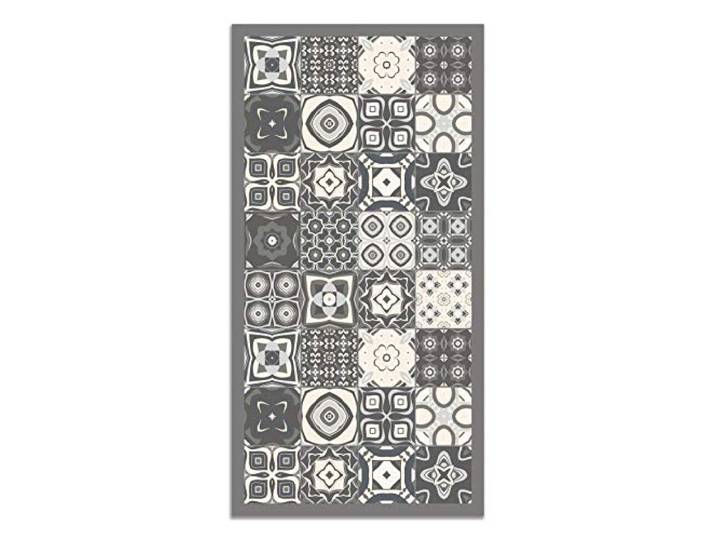 Panorama Tapis Vinyle - Modèle Carreaux Ciments Gris 80x300 cm - Différentes Tailles - Deco Maison\, Cuisine\, Chambre et Exterieur
