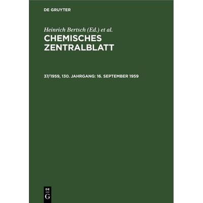 16. September 1959, Gebundene Ausgabe von , De Gruyter, 978-3-11-257261-0