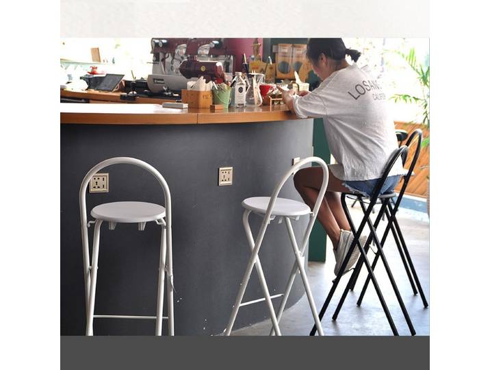 Balcon chaise de Bar moderne Simple chaise de Bar ménage en fer forgé tabouret haut mode créative tabouret de Bar chaise tabouret haut
