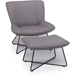Hocker ROLF BENZ 383 (BHT 63x39x50 cm) - BHT 63x39x50 cm