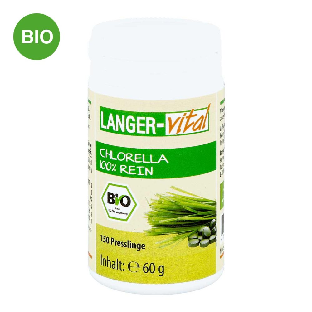 Langer vital GmbH Chlorella Bio 100% 400 mg Presslinge 10385745